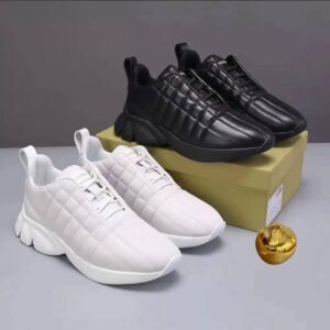 Burberry Quilted Leather Sneakers | Luxury British Footwear