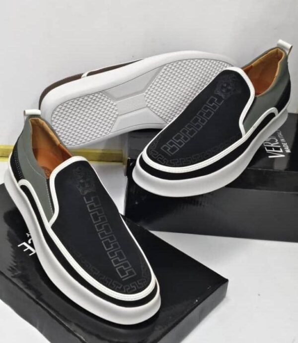 Versace Slip-On Sneakers | Italian Luxury with Effortless Style