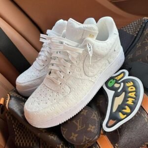 Louis Vuitton x Nike Air Force 1 Low "Virgil Abloh" - White Monogram (2022)