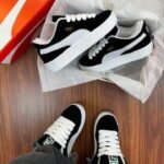 PUMA Suede XL "Black-PUMA White" Sneakers - Classic Suede Skate Shoe