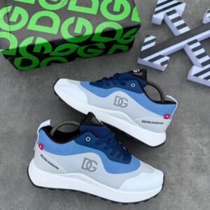 Dolce & Gabbana Blue Luxury Logo Sneakers
