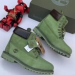 Timberland 6-Inch Classic Waterproof Boots (Green Nubuck)