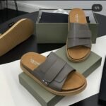 Tom Ford Gray Leather Sandals