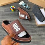 UGG Tasman Brown Suede Mules