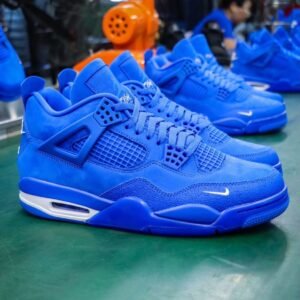 Experience luxury with these vibrant blue sneakers from Jsfootis, expertly crafted for comfort and style.