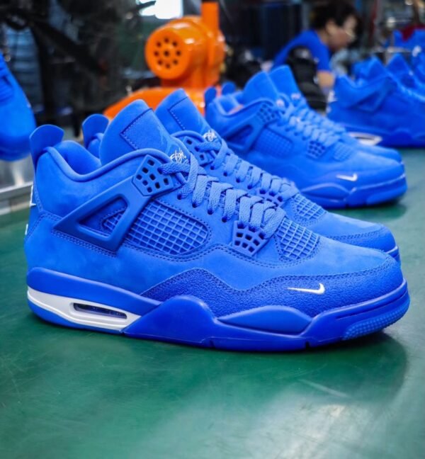 Experience luxury with these vibrant blue sneakers from Jsfootis, expertly crafted for comfort and style.